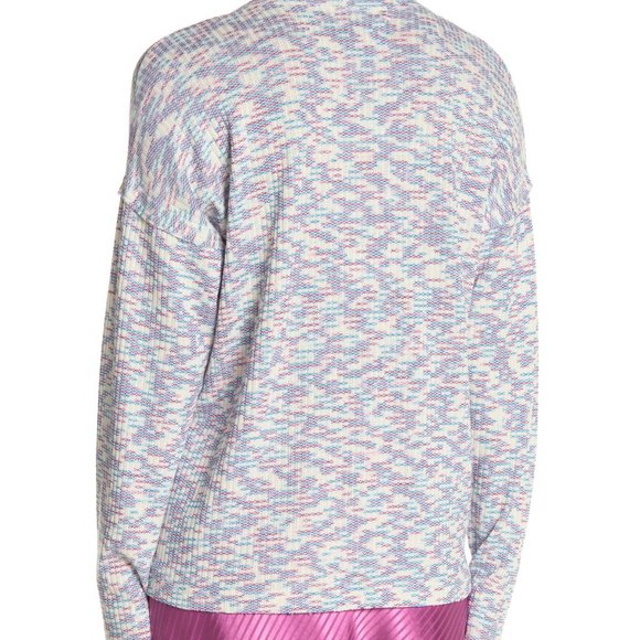CODEXMODE Space Dye Sweater Burgundy/Blue Multi - Picture 2 of 8
